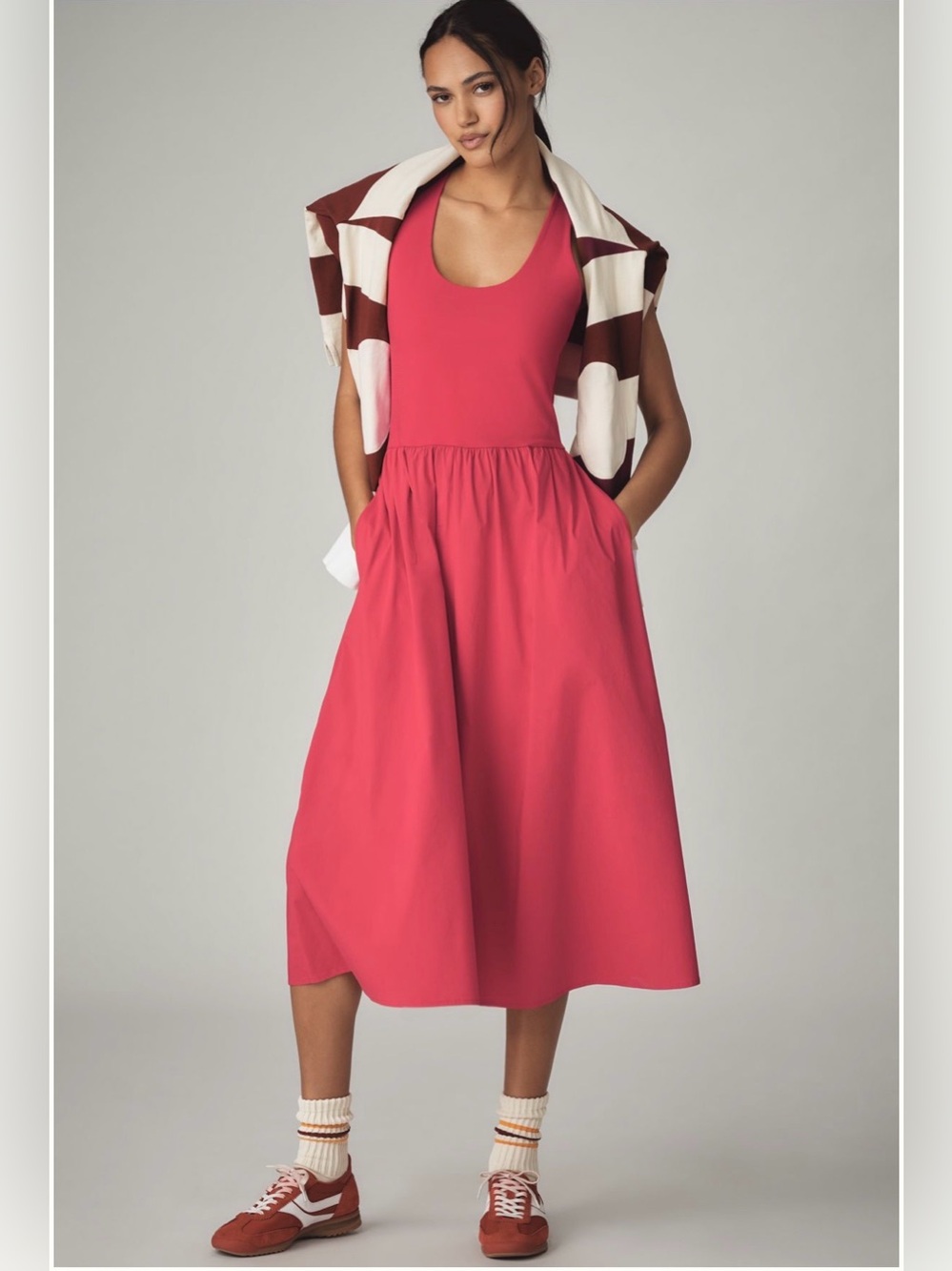 Sweaty Betty Explorer Dress Red size UK L/US 10